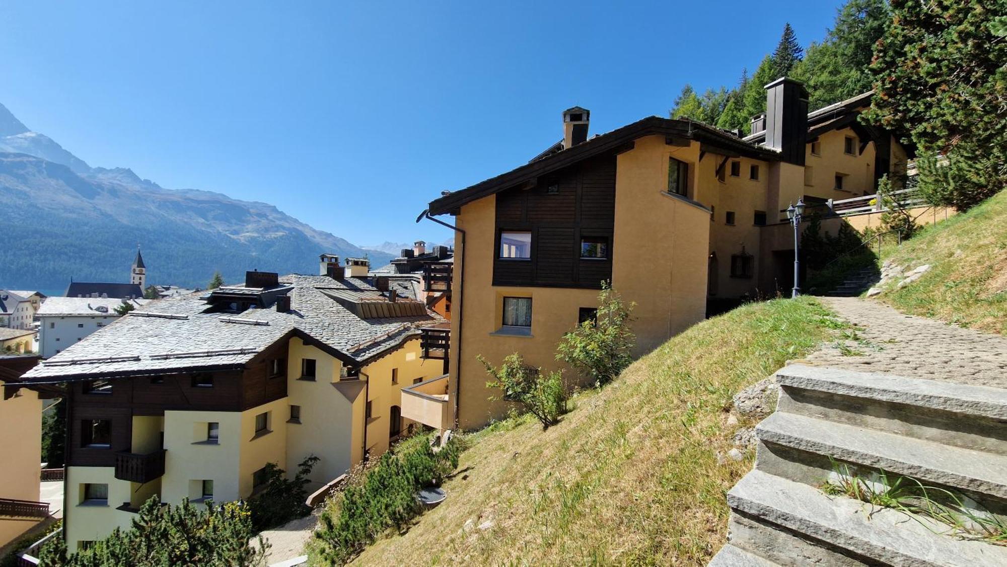 Chesa Bellaval, Haus Leivra 2-Zimmerwohnung Silvaplana Esterno foto