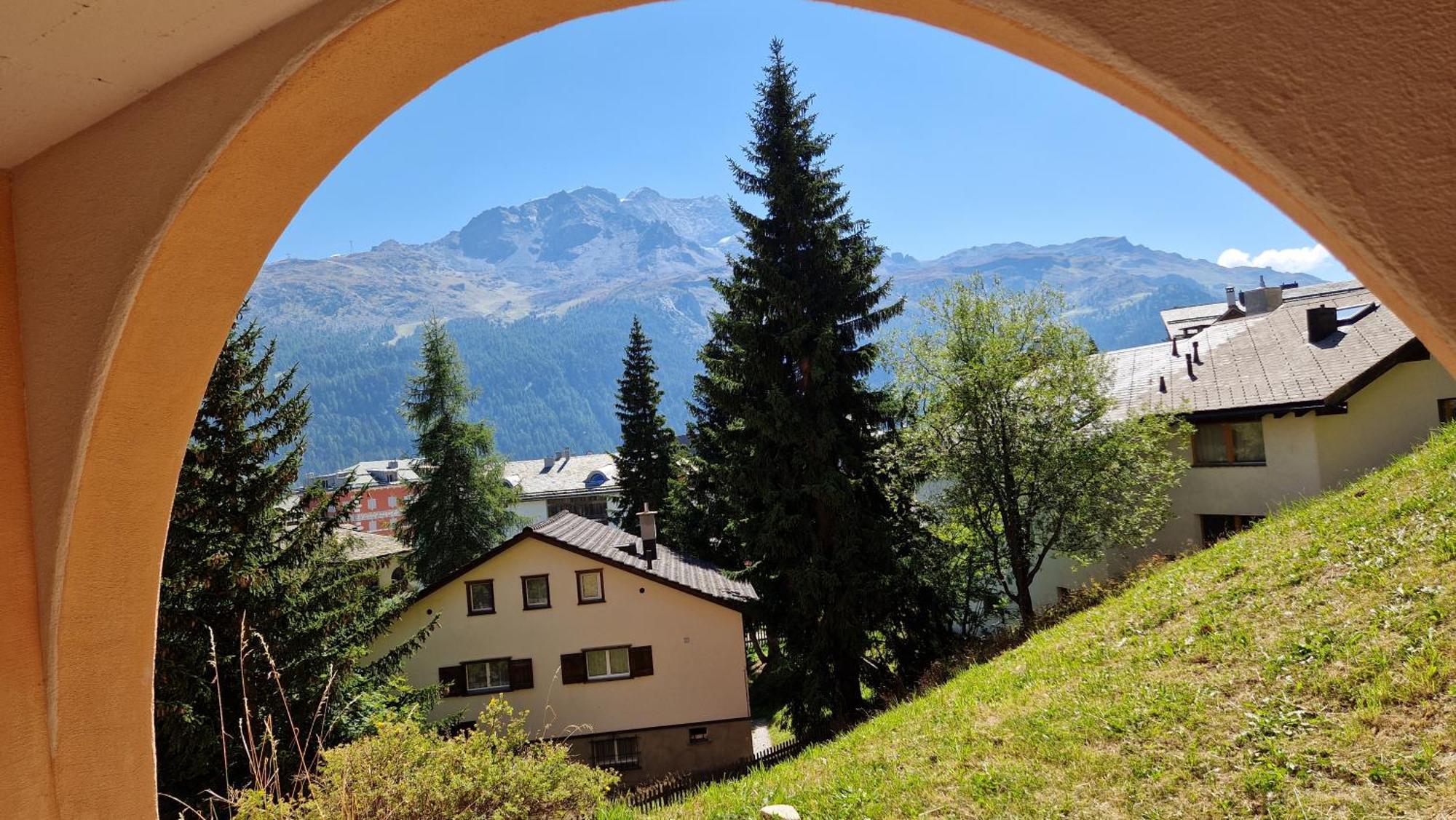 Chesa Bellaval, Haus Leivra 2-Zimmerwohnung Silvaplana Esterno foto